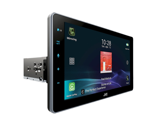 JVC, KW-Z900DBW 1-DIN AV grotuvas su 9" ekranu, Bluetooth          